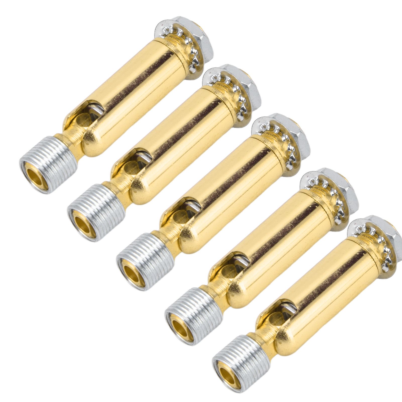 5Pcs M10 Sloped Ceiling Adapter for Ceiling Lamp Pendant Light Chandelier Track Suspension Accessories M10 External Gear Steering Joint Bronze - Image 5