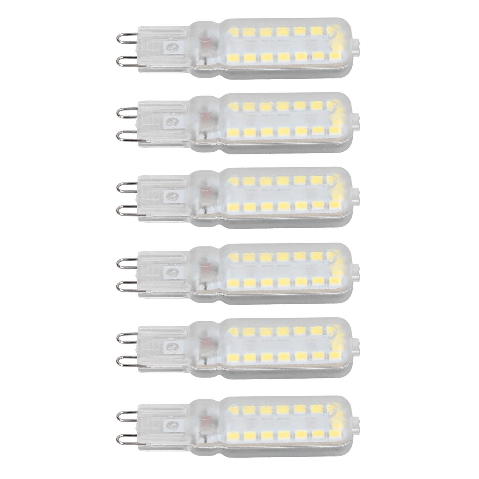 6pcs G9 LED Bulbs 7W Dimmable 360° Illumination Replacement Light Bulb for Wall Desk Cabinet Lamp Natural White 220-240V - Image 3