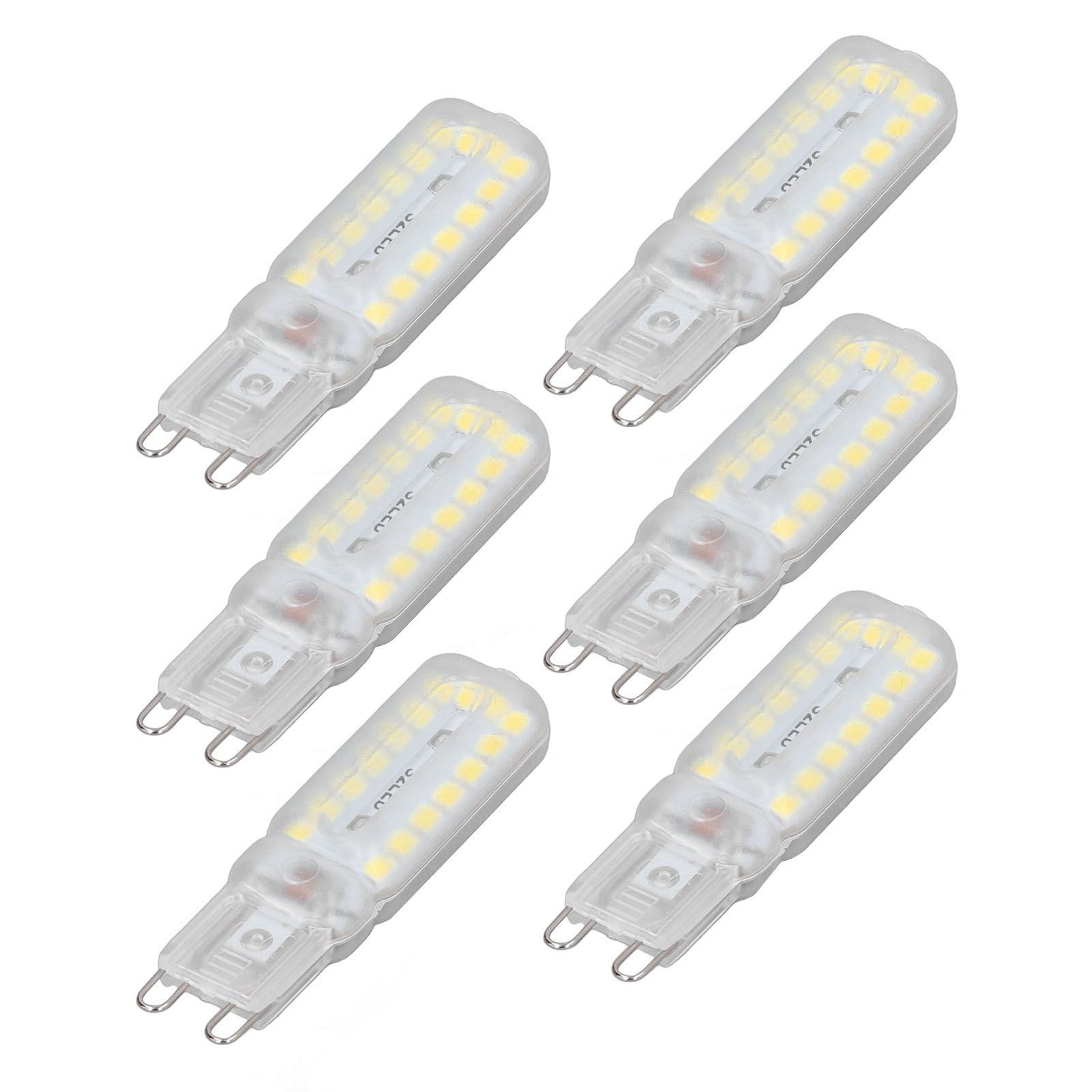 6pcs G9 LED Bulbs 7W Dimmable 360° Illumination Replacement Light Bulb for Wall Desk Cabinet Lamp Natural White 220-240V - Image 4