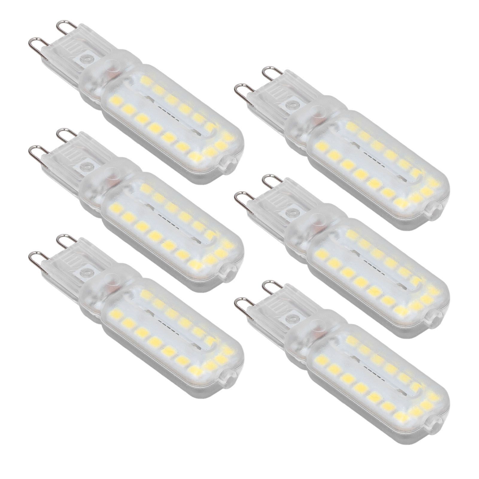 6pcs G9 LED Bulbs 7W Dimmable 360° Illumination Replacement Light Bulb for Wall Desk Cabinet Lamp Natural White 220-240V - Image 5