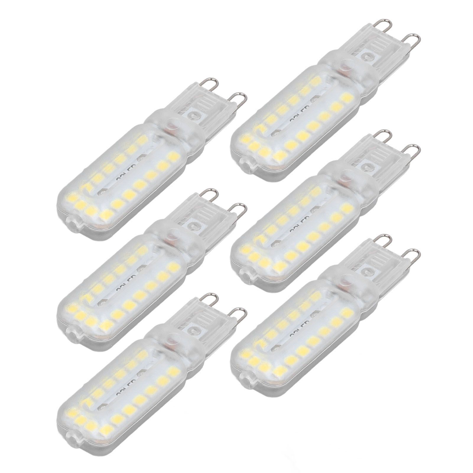 6pcs G9 LED Bulbs 7W Dimmable 360° Illumination Replacement Light Bulb for Wall Desk Cabinet Lamp Natural White 220-240V - Image 6
