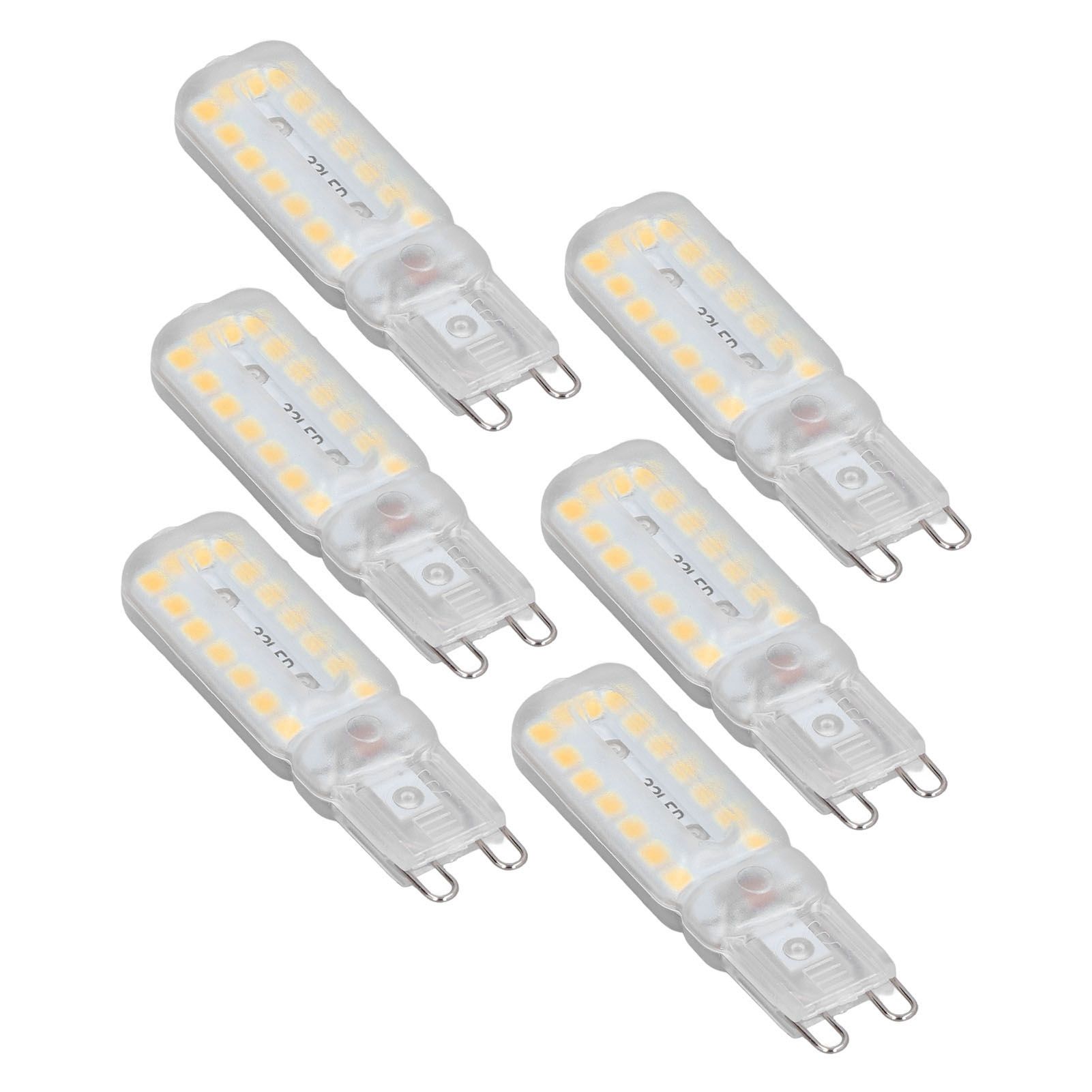 6pcs G9 LED Bulbs 7W Dimmable 360° Illumination Replacement Light Bulb for Wall Desk Cabinet Lamp Warm White 110-140V - Image 7