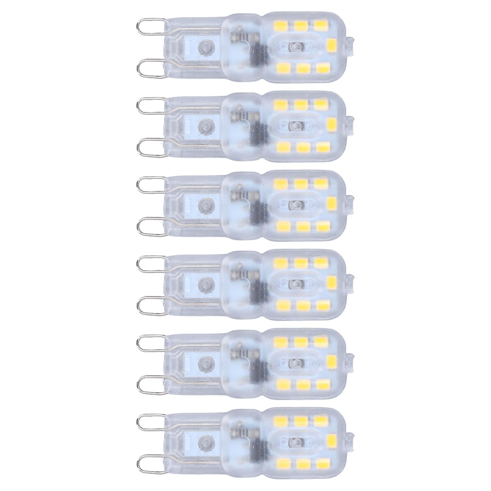 G9 Bulb Dimmable Eye Protection Energy Saving 14 LEDs 3W Light Bulb for Chandelier Table Lamp 6pcs Natural Light 220V - Image 3