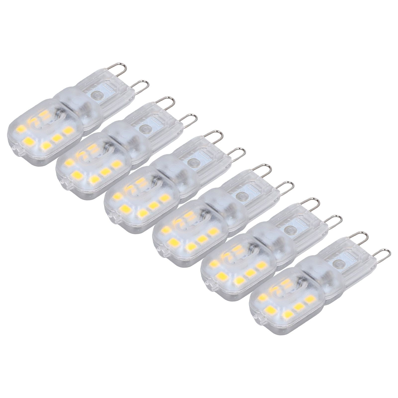 G9 Bulb Dimmable Eye Protection Energy Saving 14 LEDs 3W Light Bulb for Chandelier Table Lamp 6pcs Natural Light 110V - Image 6