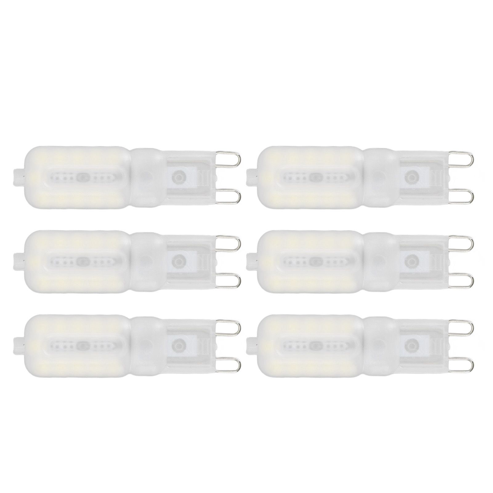 G9 Light Bulb Dimmable Eye Protection Energy Saving 5W 22 LED Small Bulbs for Ceiling Lamp Desk Lamp 6pcs White Light 220V - Image 2
