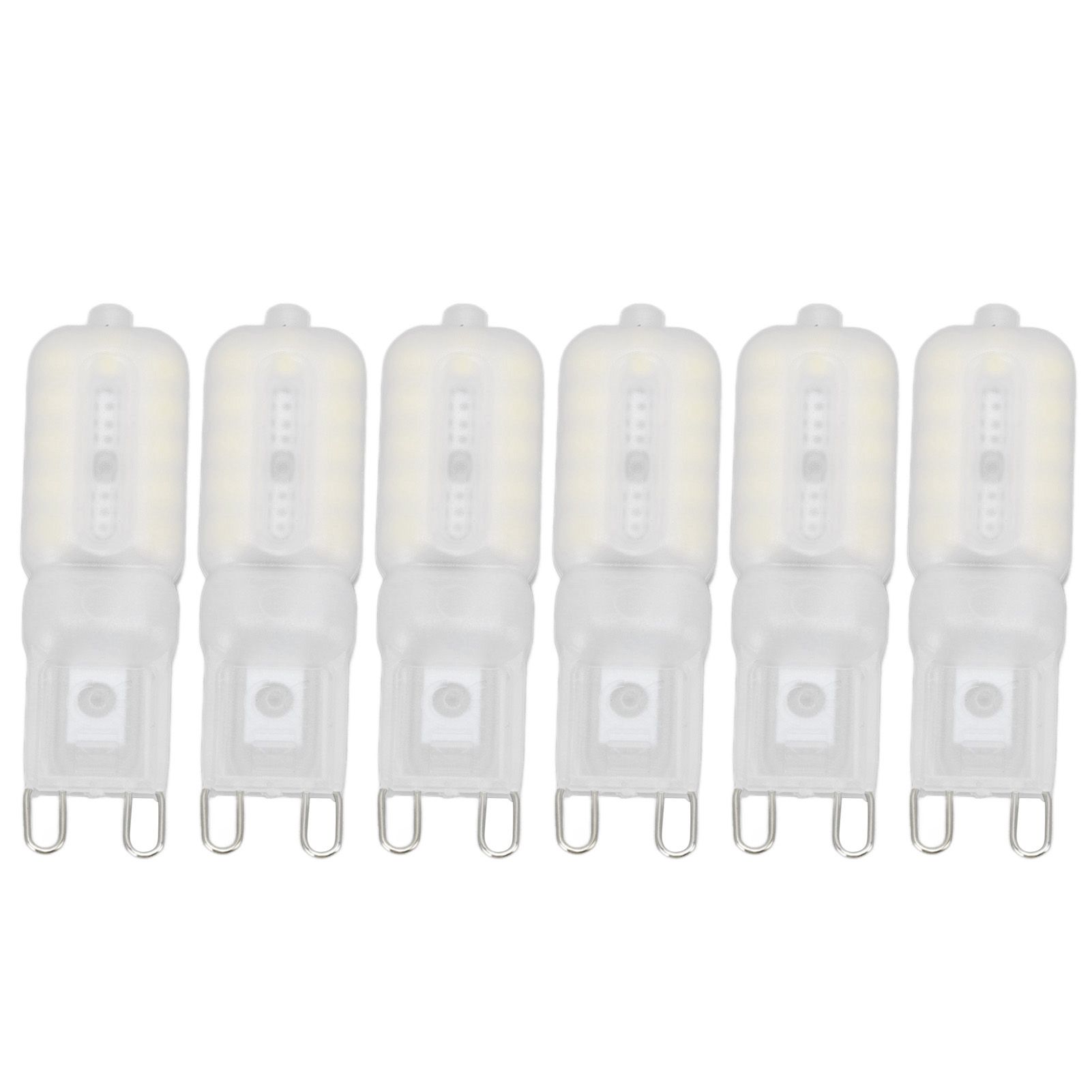 G9 Light Bulb Dimmable Eye Protection Energy Saving 5W 22 LED Small Bulbs for Ceiling Lamp Desk Lamp 6pcs White Light 220V - Image 3