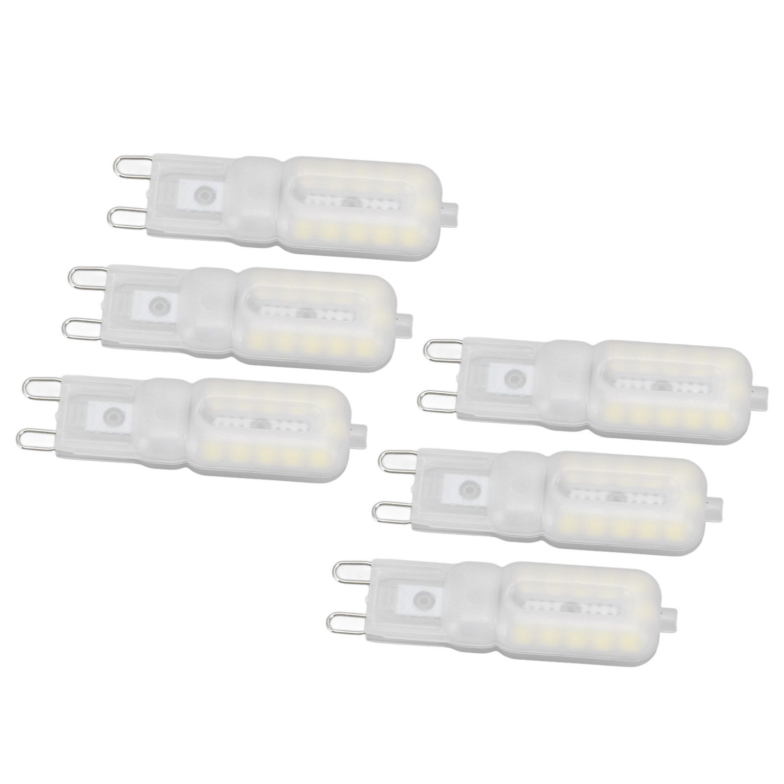 G9 Light Bulb Dimmable Eye Protection Energy Saving 5W 22 LED Small Bulbs for Ceiling Lamp Desk Lamp 6pcs White Light 220V - Image 7