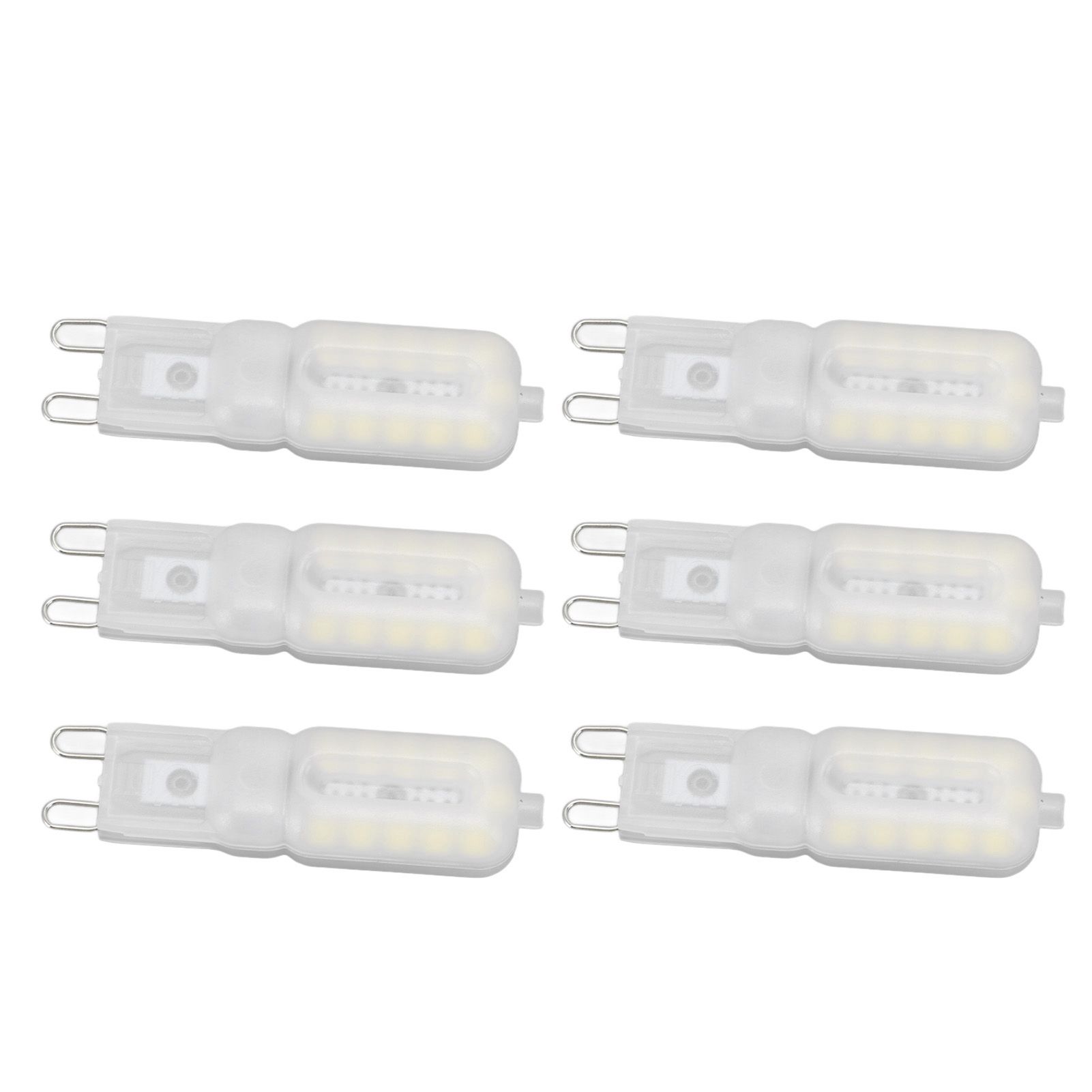 G9 Light Bulb Dimmable Eye Protection Energy Saving 5W 22 LED Small Bulbs for Ceiling Lamp Desk Lamp 6pcs White Light 220V - Image 8