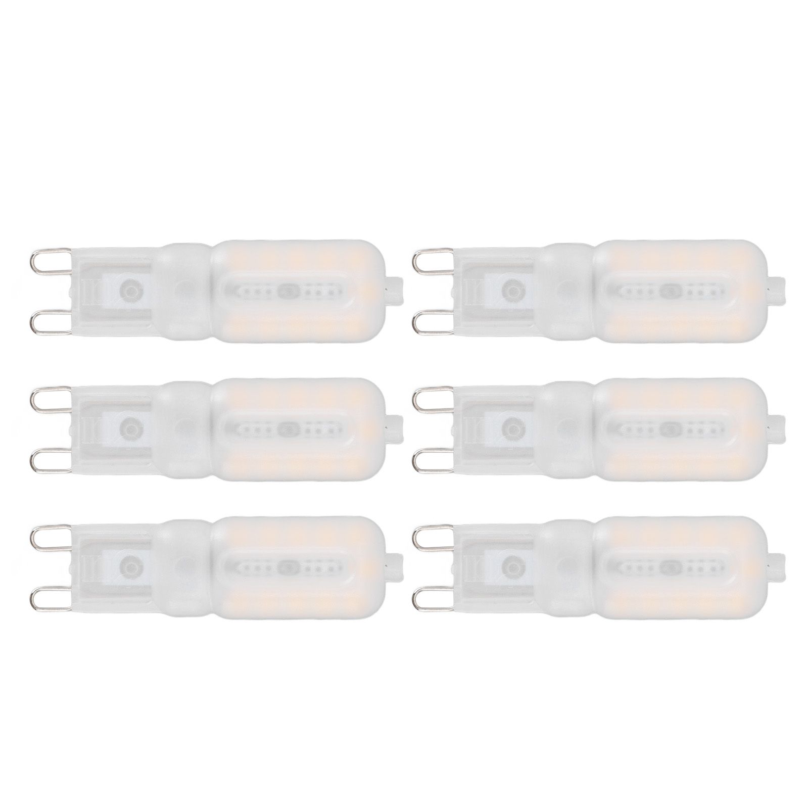G9 Light Bulb Dimmable Eye Protection Energy Saving 5W 22 LED Small Bulbs for Ceiling Lamp Desk Lamp 6pcs Warm Light 220V - Image 1