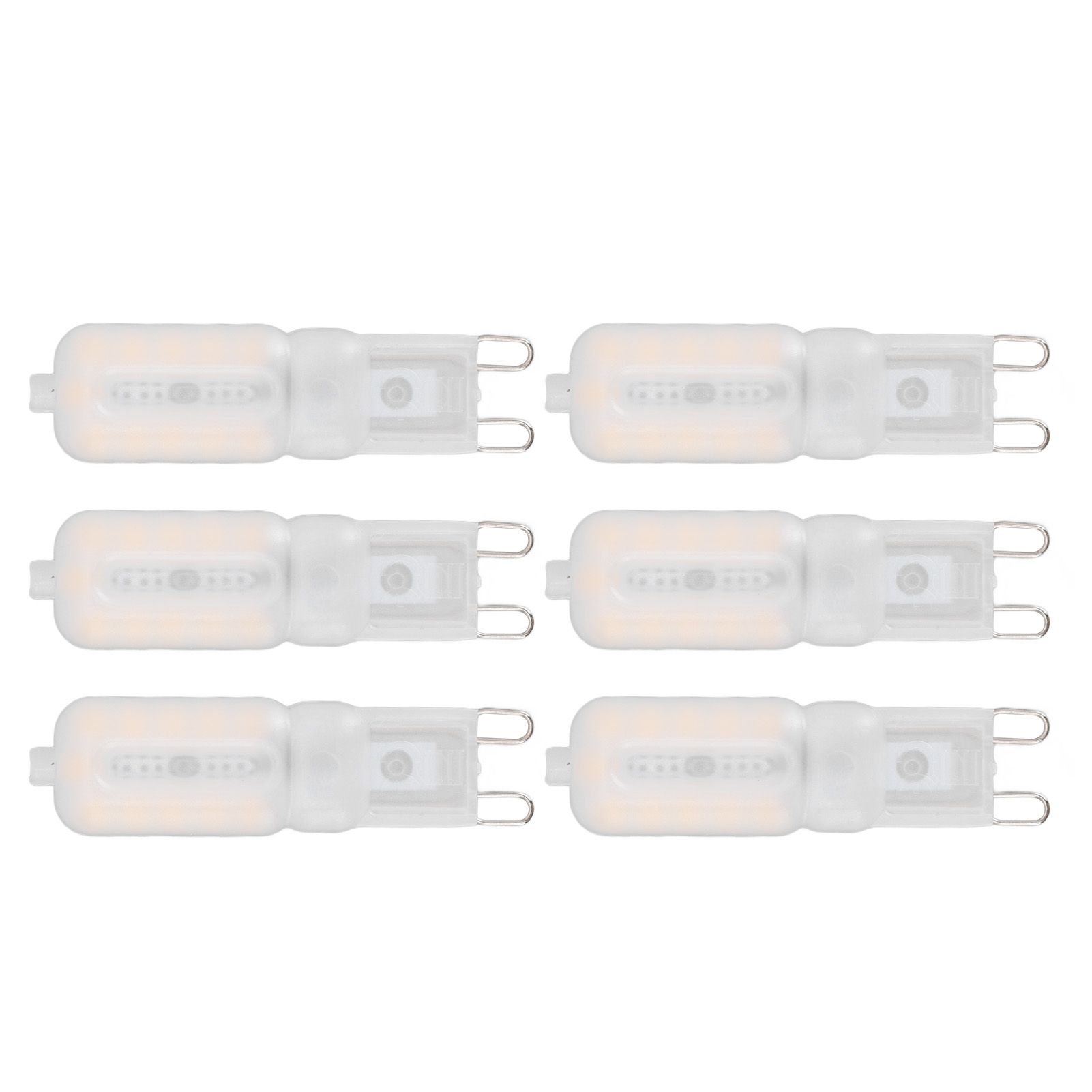 G9 Light Bulb Dimmable Eye Protection Energy Saving 5W 22 LED Small Bulbs for Ceiling Lamp Desk Lamp 6pcs Warm Light 220V - Image 2