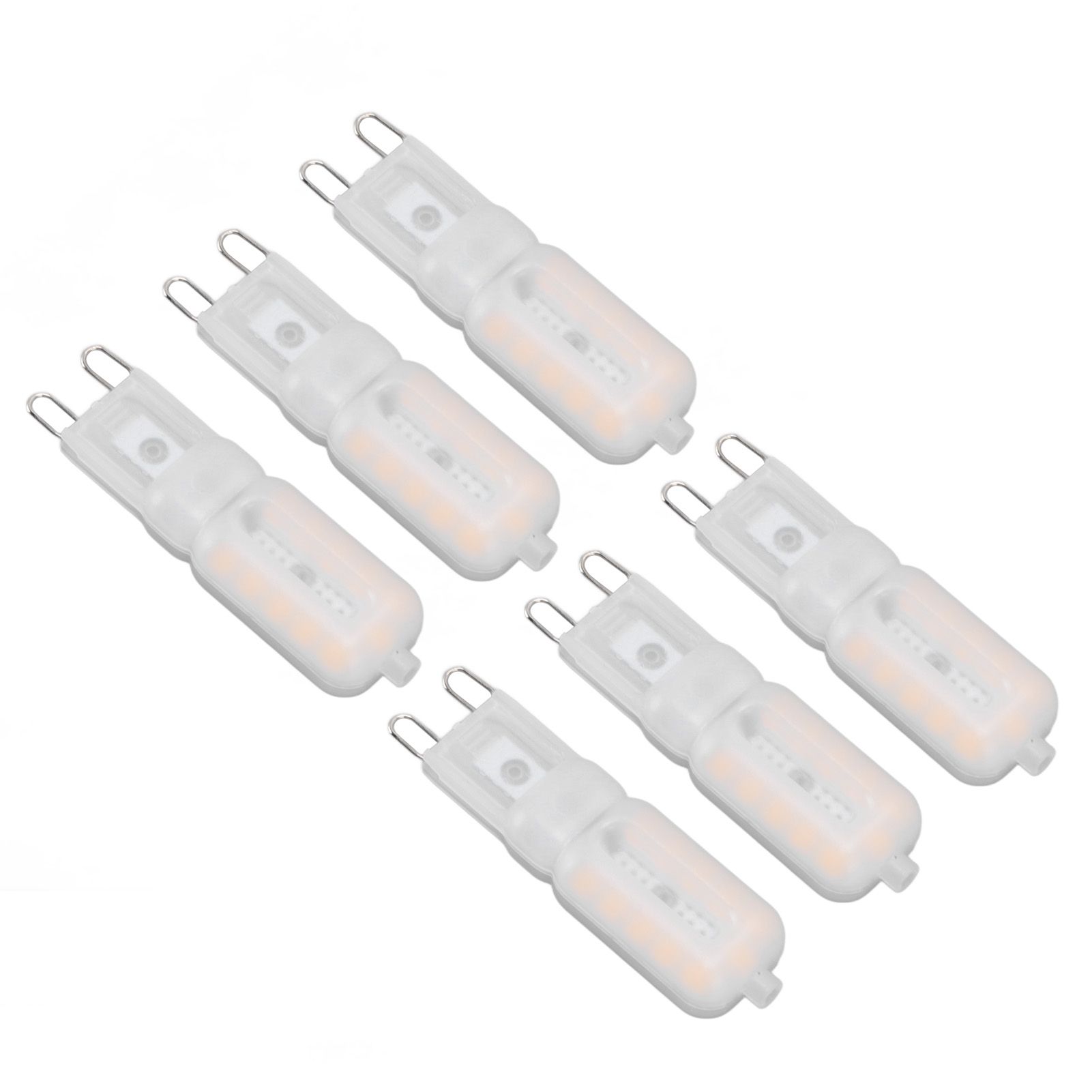 G9 Light Bulb Dimmable Eye Protection Energy Saving 5W 22 LED Small Bulbs for Ceiling Lamp Desk Lamp 6pcs Warm Light 220V - Image 8