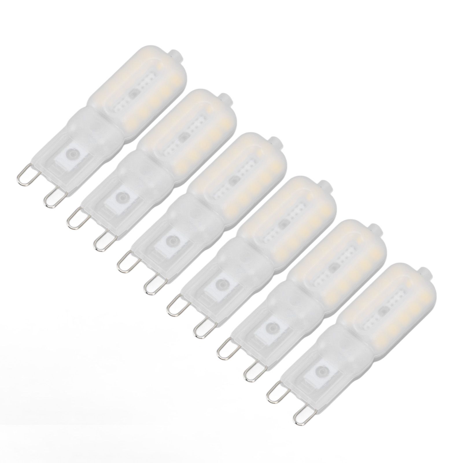 G9 Light Bulb Dimmable Eye Protection Energy Saving 5W 22 LED Small Bulbs for Ceiling Lamp Desk Lamp 6pcs Natural Light 220V - Image 5