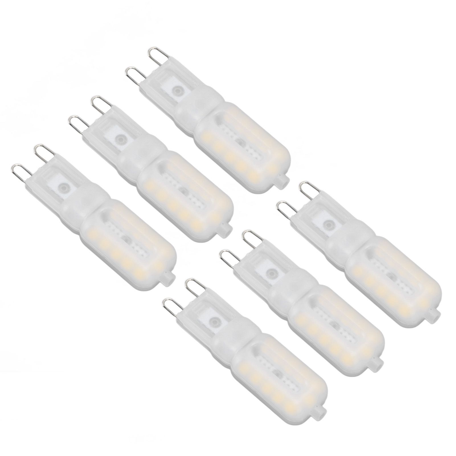 G9 Light Bulb Dimmable Eye Protection Energy Saving 5W 22 LED Small Bulbs for Ceiling Lamp Desk Lamp 6pcs Natural Light 220V - Image 6