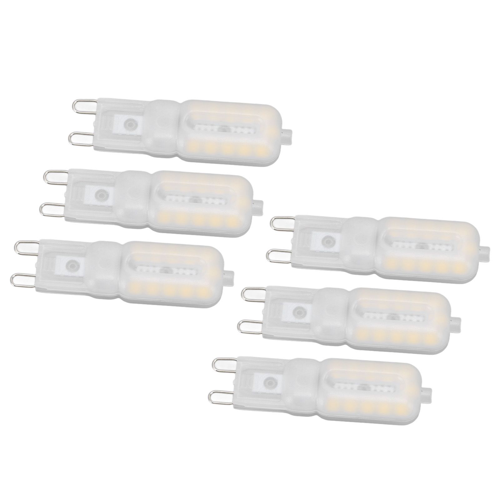 G9 Light Bulb Dimmable Eye Protection Energy Saving 5W 22 LED Small Bulbs for Ceiling Lamp Desk Lamp 6pcs Natural Light 220V - Image 7