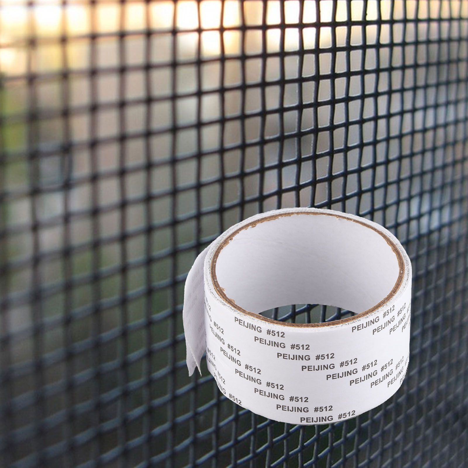 Window Screen Repair Fill Hole Self Adhesive Fine Mesh Screen Tape Mesh Repair for Mosquito Repellent 5cmx2m/2.0x78.7in White - Image 5
