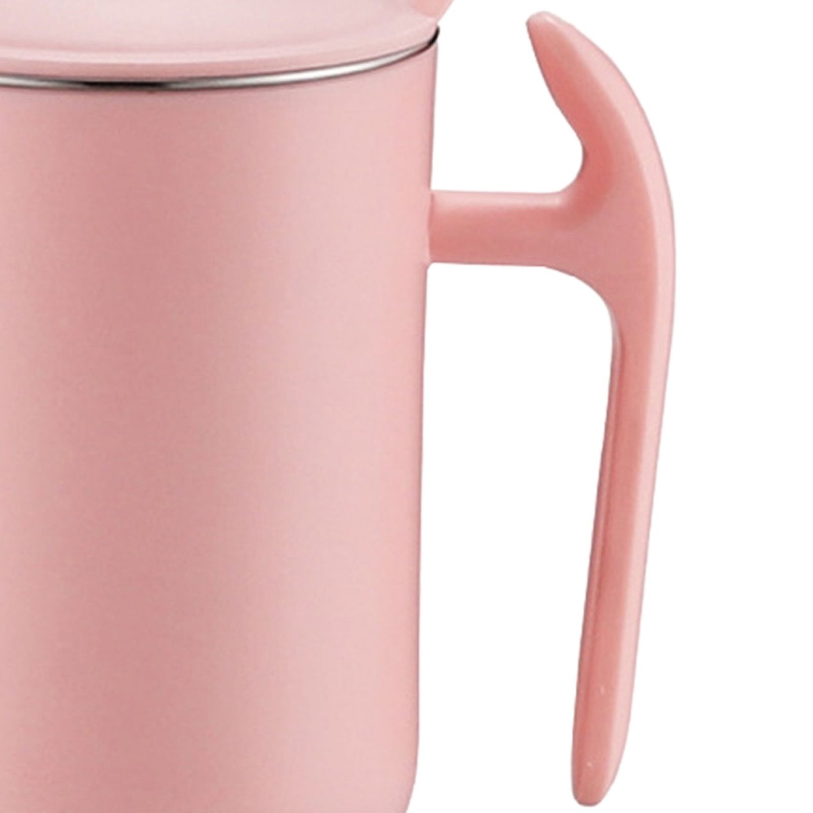 550ml Stainless Steel Double Walled Mugs Leakproof Prevent Scalding Frosted Insulated Coffee Mugs for Home Cafe Office Sakura Pink 550ml - Image 3