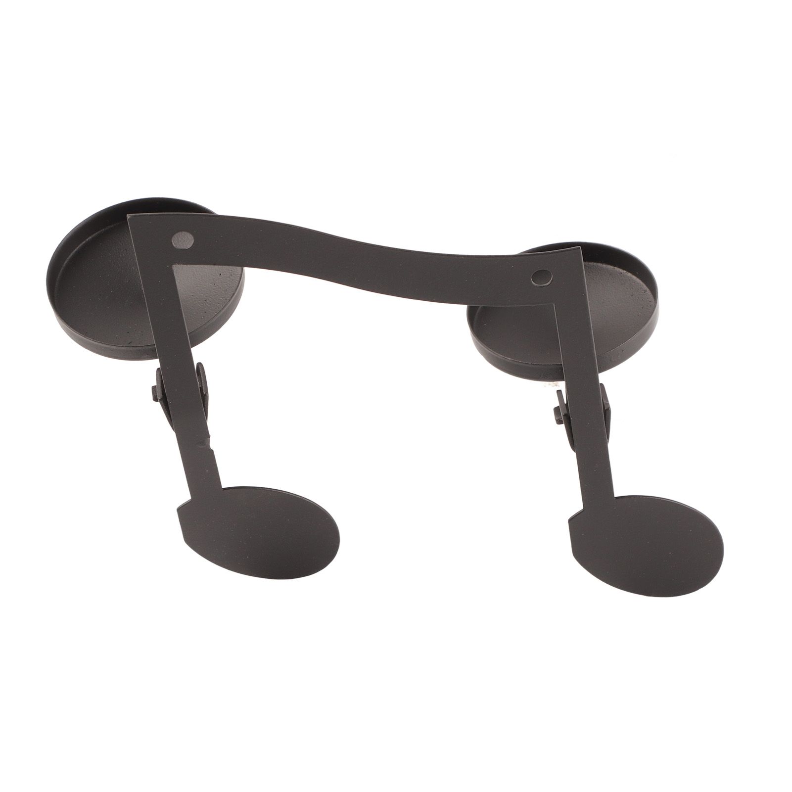 Black Note Wall Lamp Candlestick Wall Mounted Candle Holders Music Note Wall Decors - Image 4