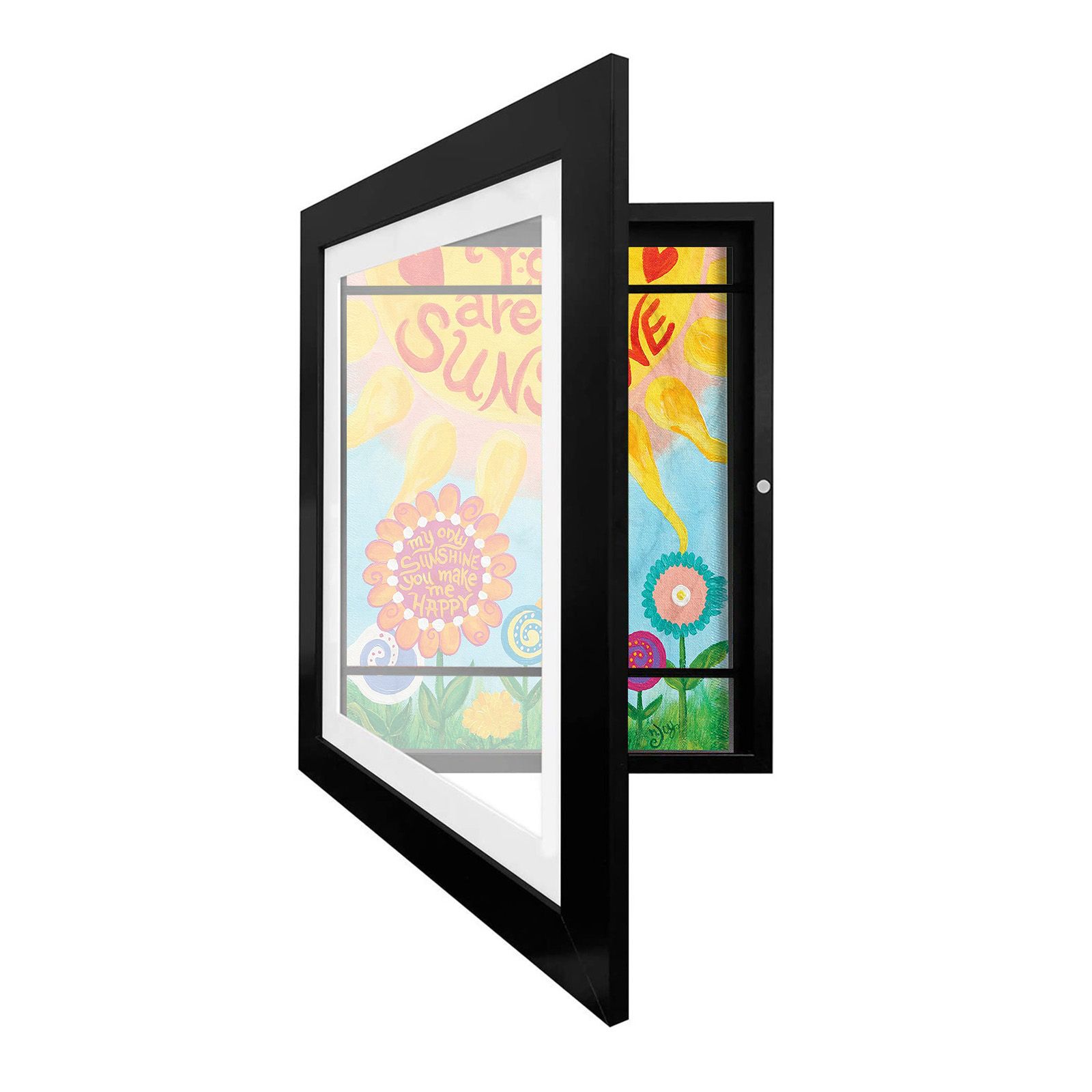Children's Art Wooden Frame Photo Frame Decorative Photo Frame Kids Art Frames - Image 2