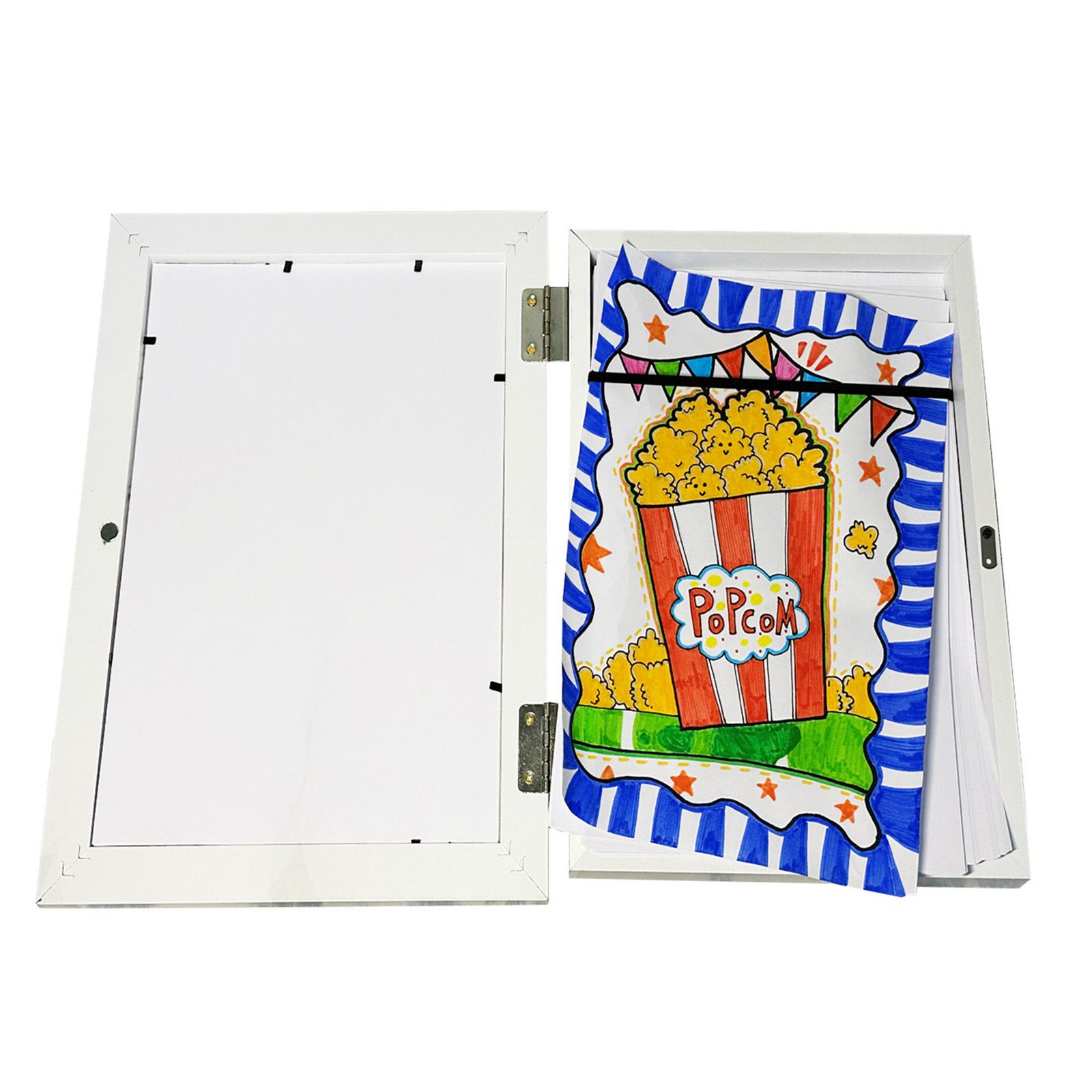 Children's Art Wooden Frame Photo Frame Decorative Photo Frame Kids Art Frames - Image 5