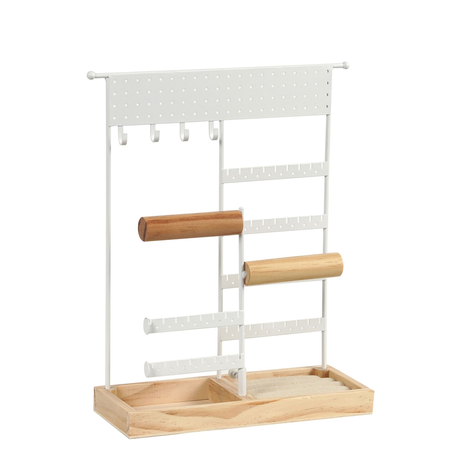 Jewelry Organizer Stand Durable Hanging Jewelry Holder Necklace Bracelet Display Rack for Home - Image 1