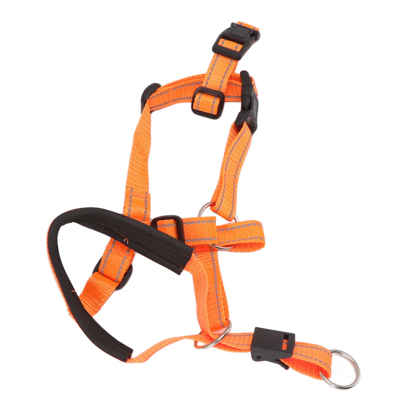 Dog Head Collar Breathable Dog Head Harness Dog Mouth Cover with Adjustable Strap for Outdoor Orange L - Image 4