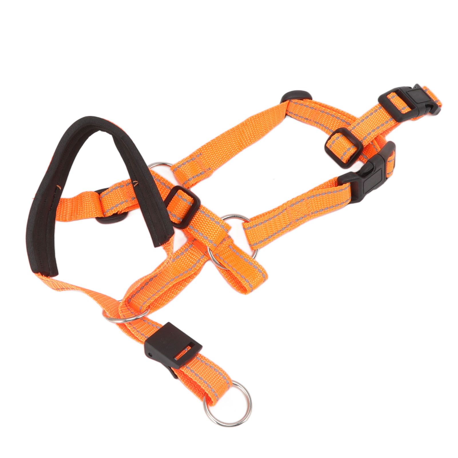 Dog Head Collar Breathable Dog Head Harness Dog Mouth Cover with Adjustable Strap for Outdoor Orange L - Image 6