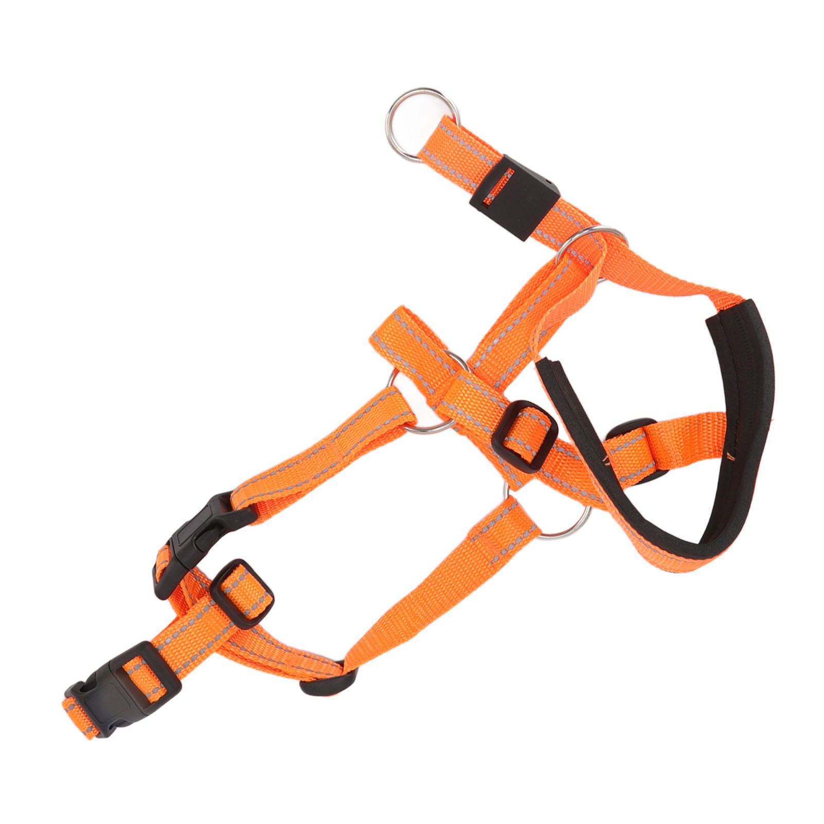 Dog Head Collar Breathable Dog Head Harness Dog Mouth Cover with Adjustable Strap for Outdoor Orange L - Image 8