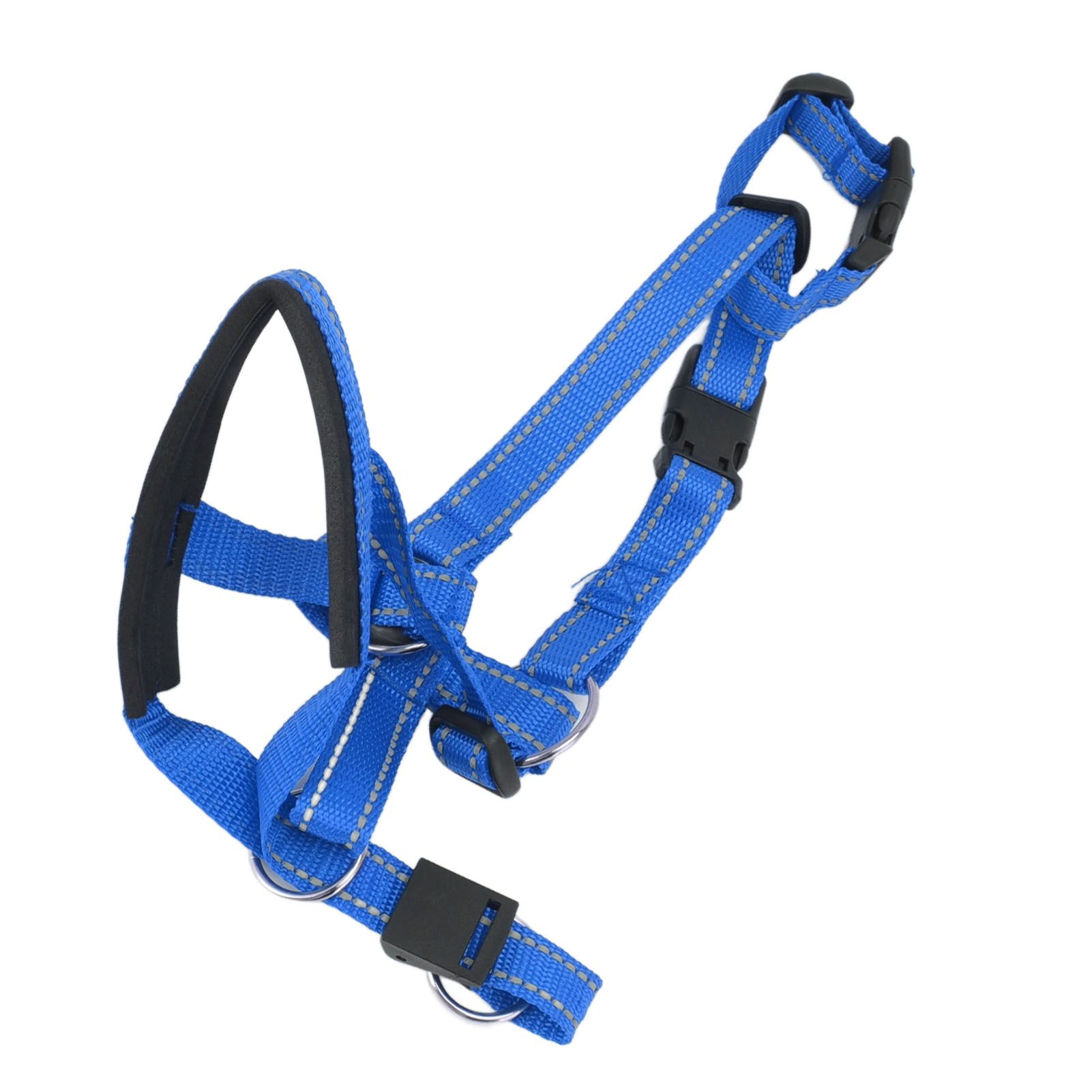 Dog Head Collar Breathable Dog Head Harness Dog Mouth Cover with Adjustable Strap for Outdoor Blue L - Image 6