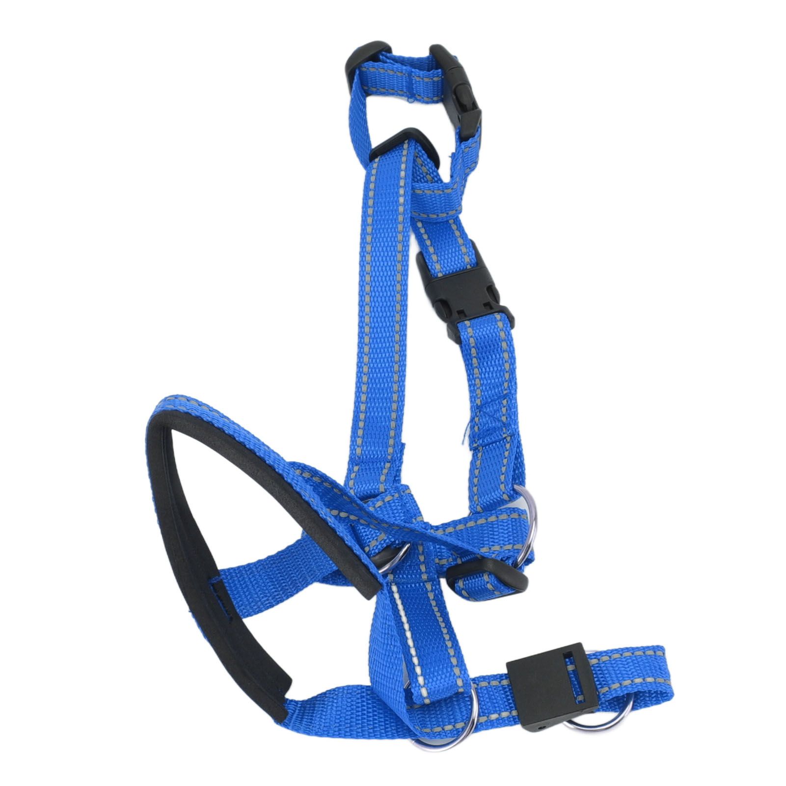 Dog Head Collar Breathable Dog Head Harness Dog Mouth Cover with Adjustable Strap for Outdoor Blue L - Image 7