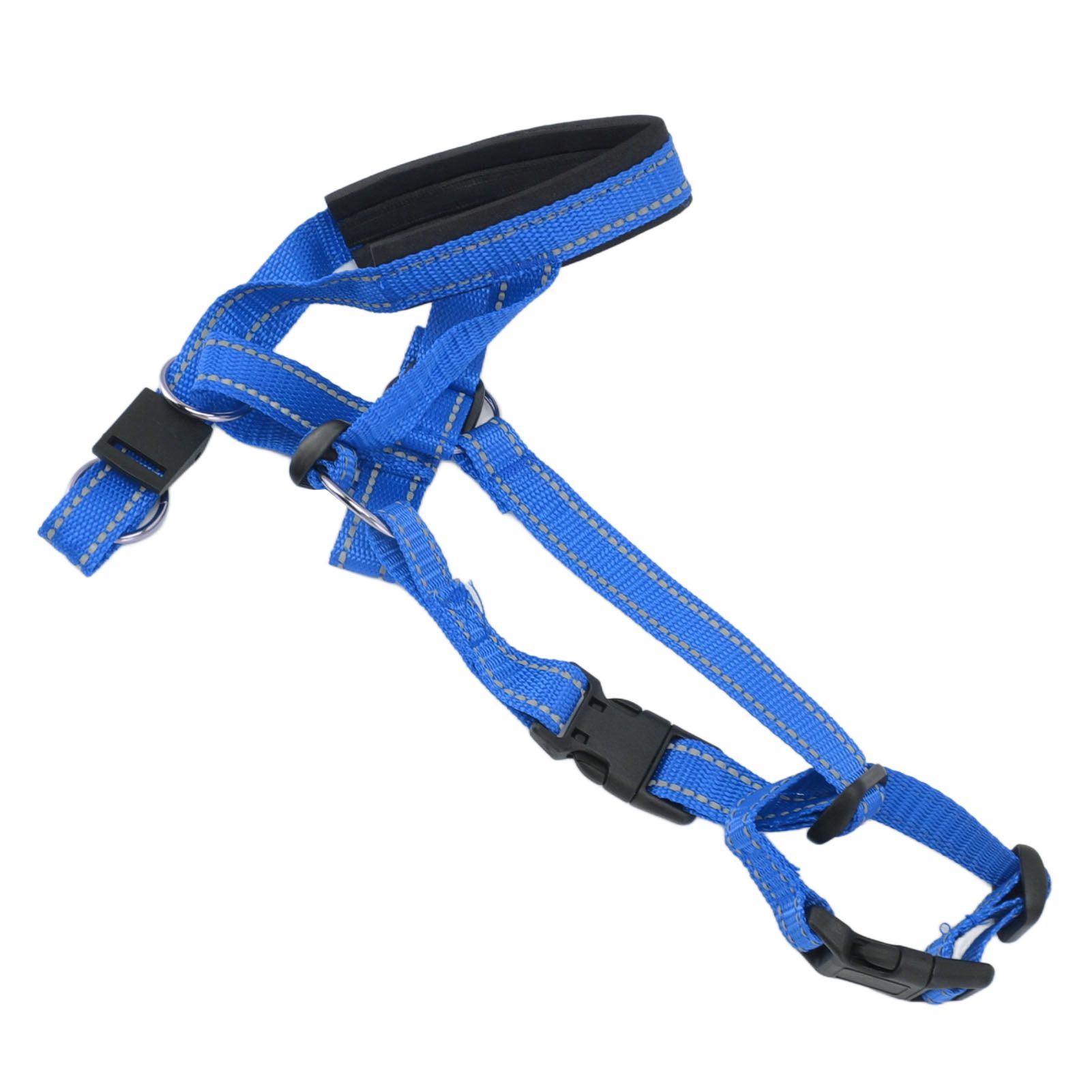 Dog Head Collar Breathable Dog Head Harness Dog Mouth Cover with Adjustable Strap for Outdoor Blue L - Image 8