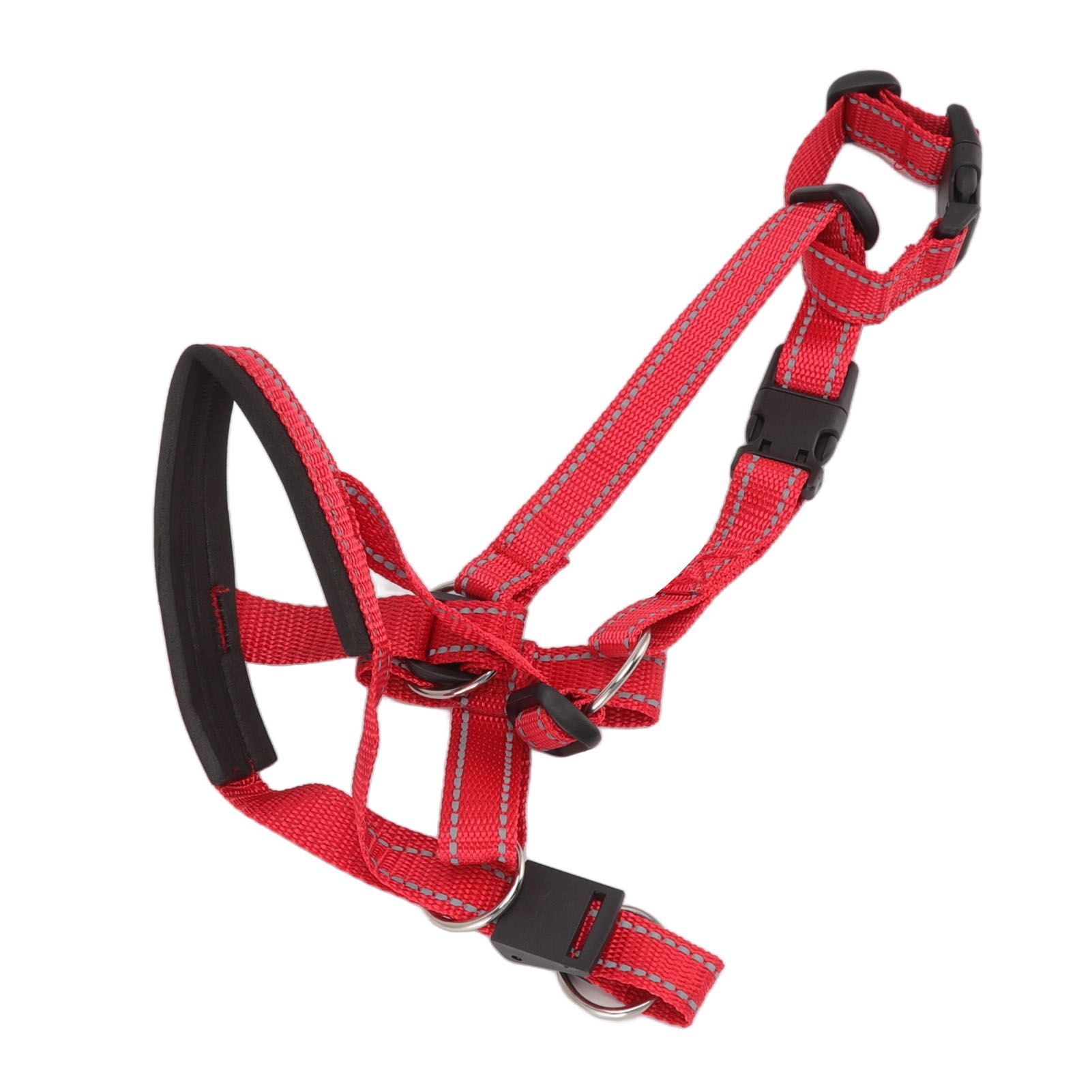 Dog Head Collar Breathable Dog Head Harness Dog Mouth Cover with Adjustable Strap for Outdoor Red L - Image 6