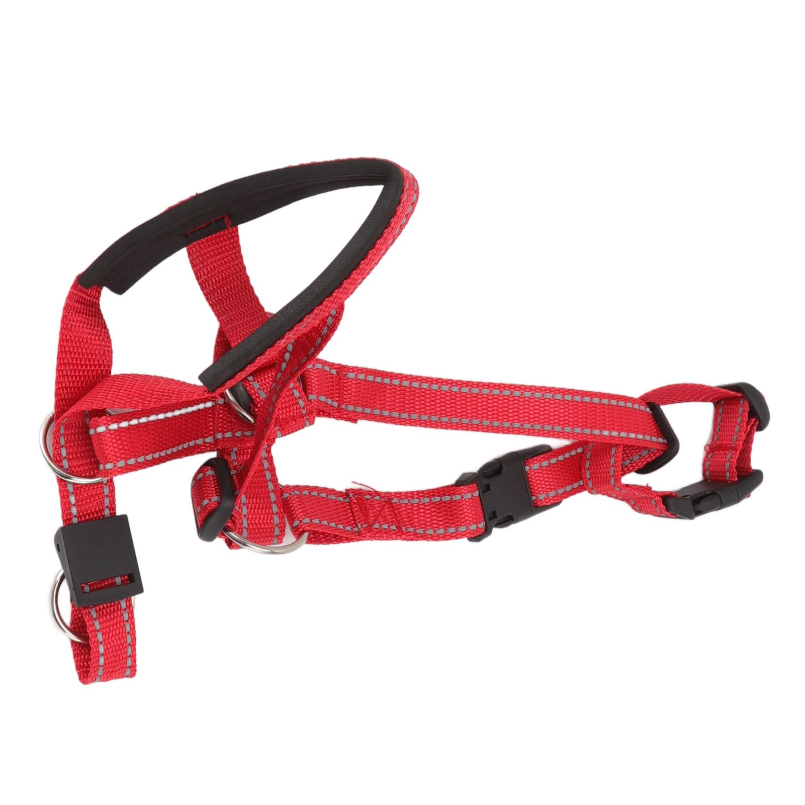 Dog Head Collar Breathable Dog Head Harness Dog Mouth Cover with Adjustable Strap for Outdoor Red XL - Image 1