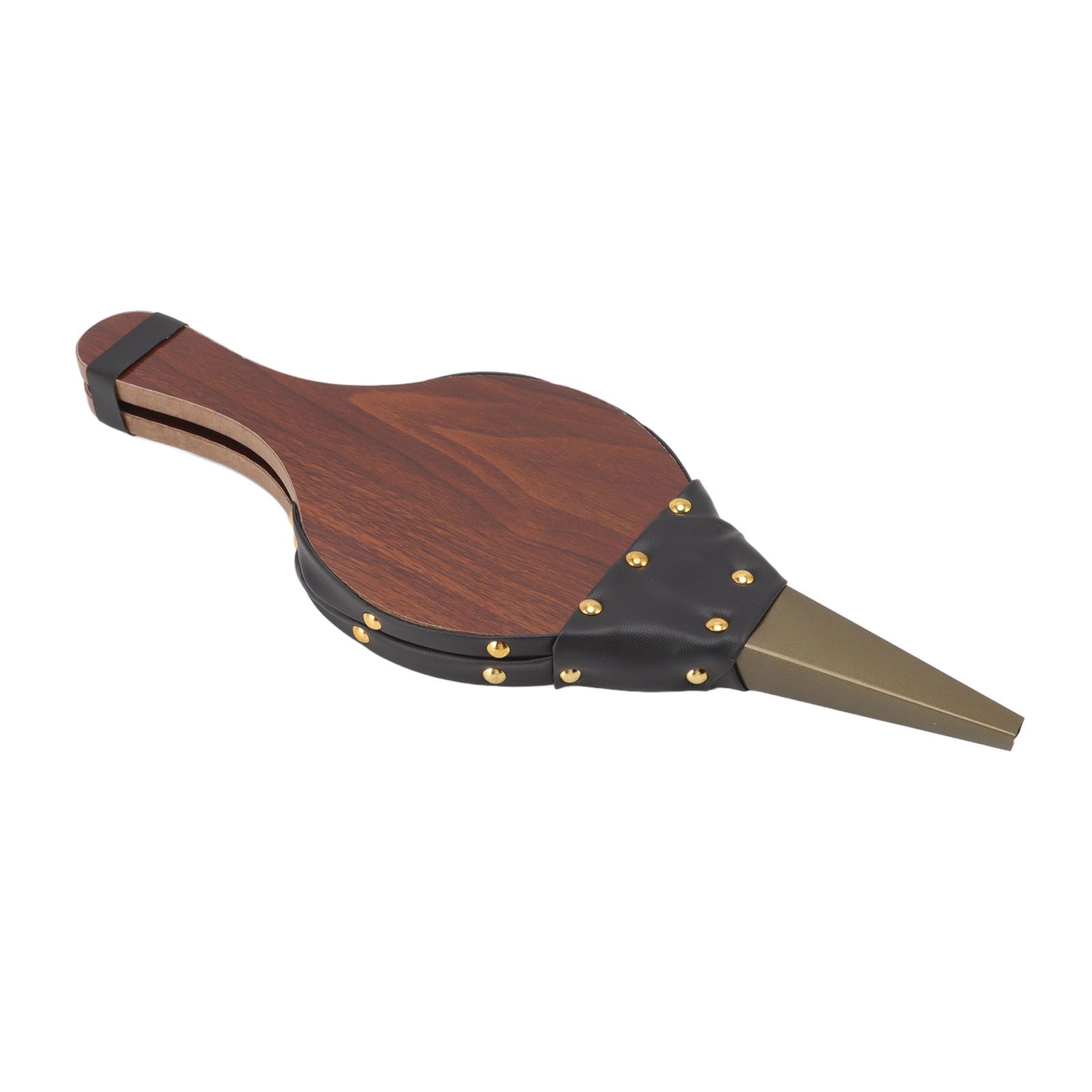 Wood Bellows 15.0 X 5in Fireplace Bellows Manual Air Blower Fireplace Tools with Hanging Strap for Outdoor Camping BBQ - Image 4