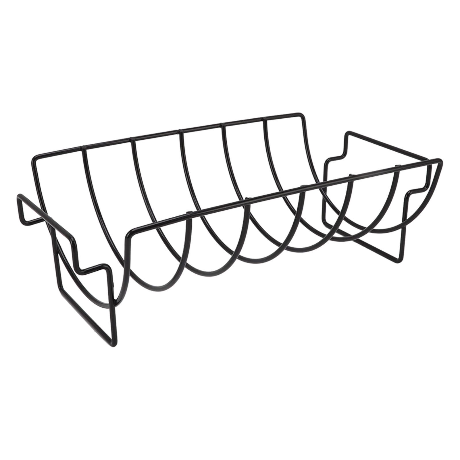 Rib Rack Non Stick Coated Chicken Steak Roasting Stand Barbecue Tool Beef Ribs Grill - Image 4
