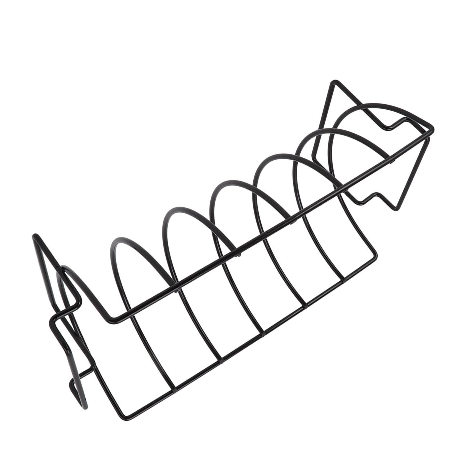 Rib Rack Non Stick Coated Chicken Steak Roasting Stand Barbecue Tool Beef Ribs Grill - Image 6
