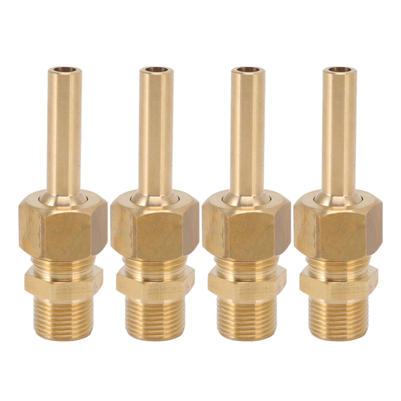 4 PCS Water Fountain Nozzles Pure Copper Large Hexagonal Direct Jet Nozzle Waterscape Single Nozzle Male Thread G3/8 - Image 1