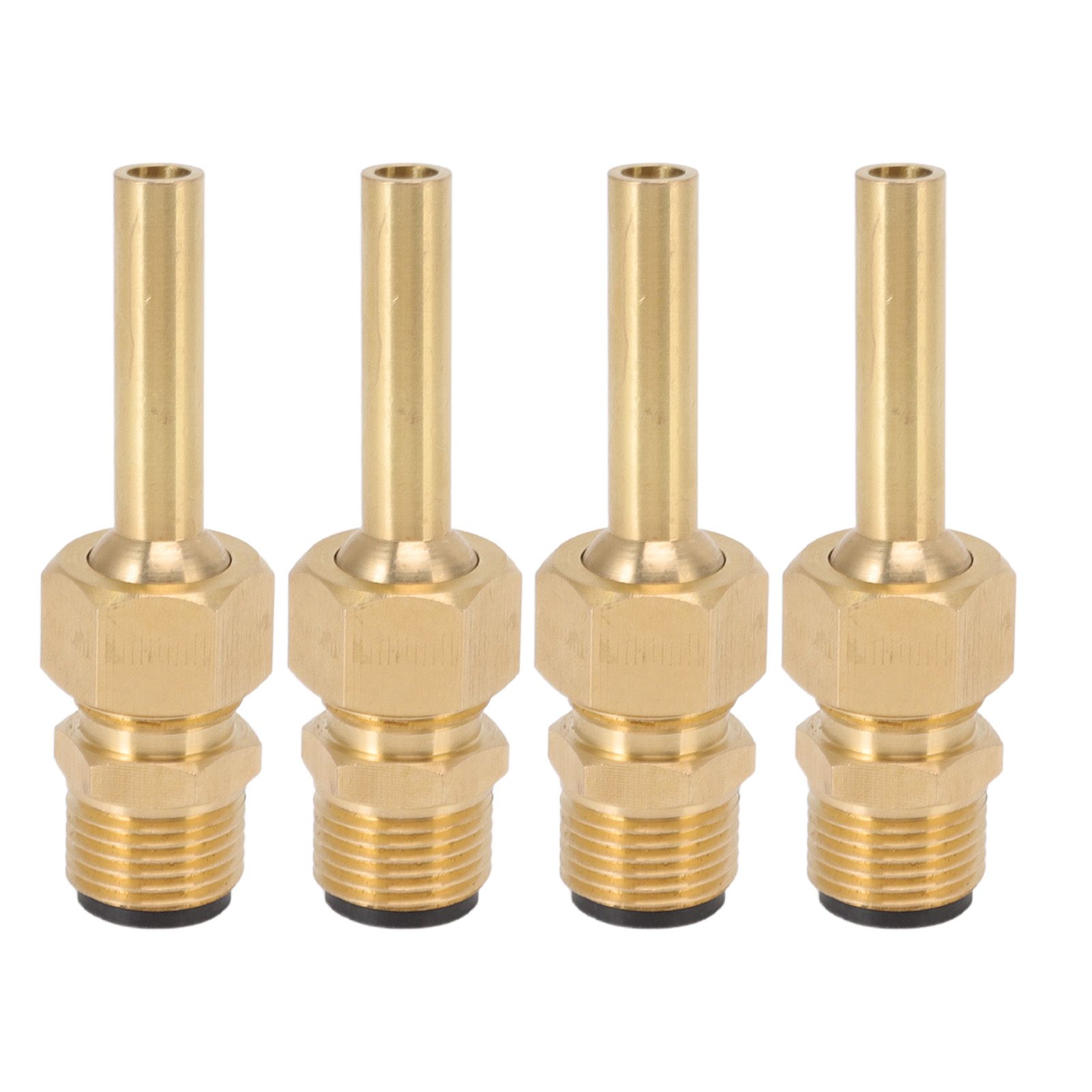 4 PCS Water Fountain Nozzles Pure Copper Large Hexagonal Direct Jet Nozzle Waterscape Single Nozzle Male Thread G1/2 - Image 1