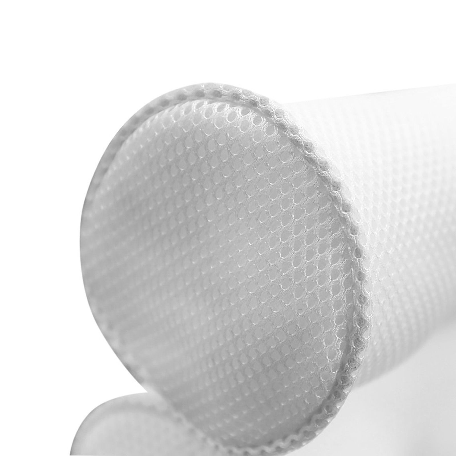 Bath Pillow 3D Mesh Fabric Soft Bathtub Pillow with Suction Cups Spa Bathtub Cushion for Back Neck Support Rest White - Image 8