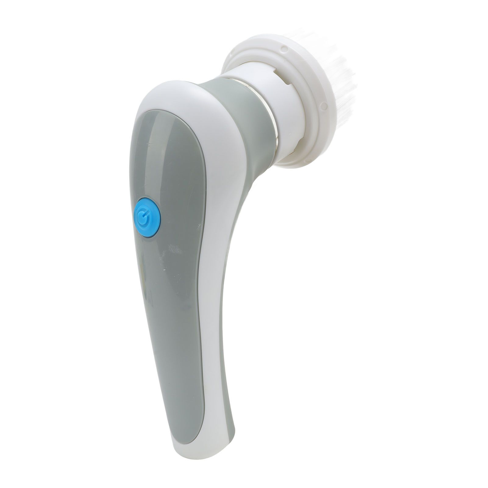 Electric Spin Scrubber 360° Rotating USB Rechargeable Portable Handheld Electric Cleaning Brush with 3 Brush Heads Grey - Image 5