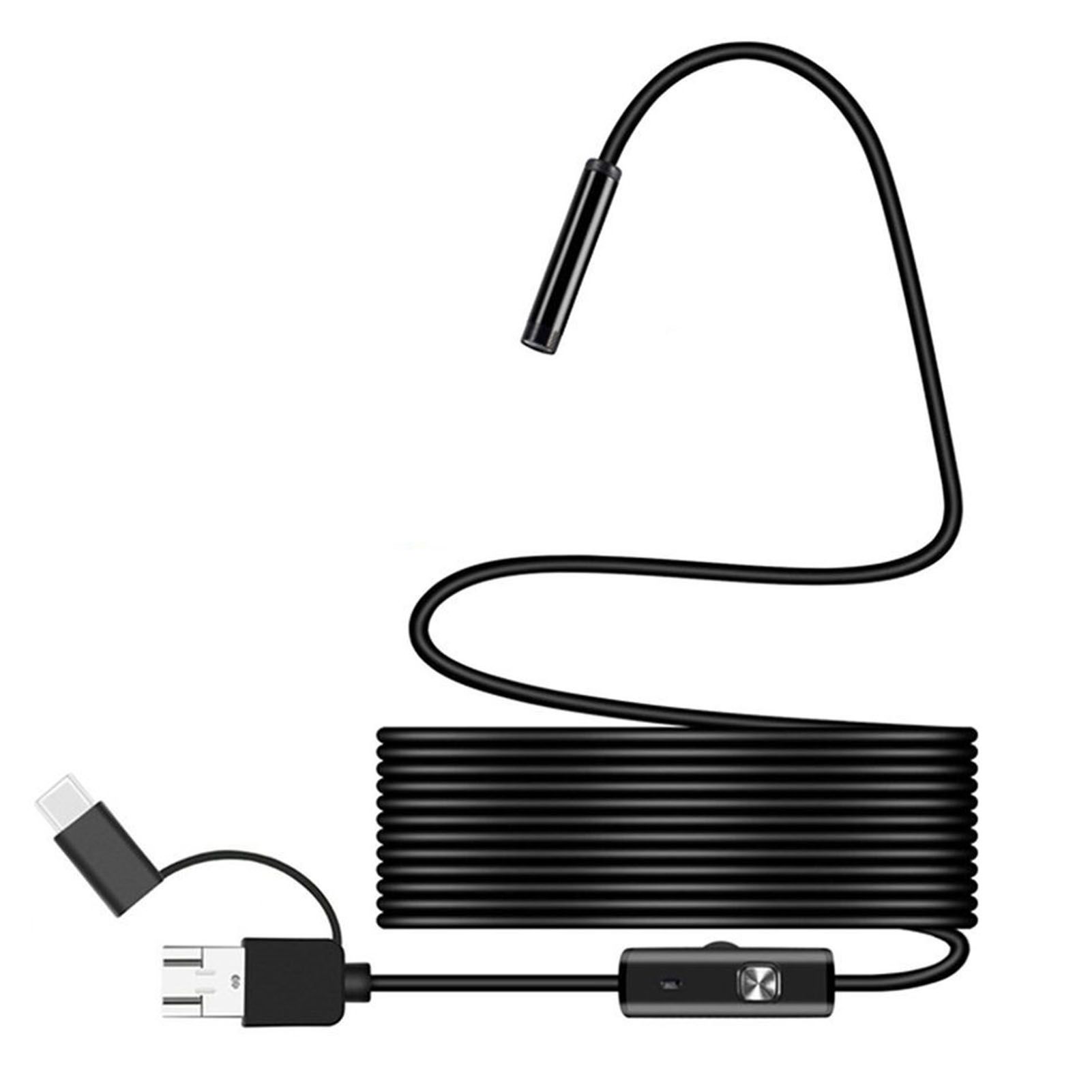 3 in 1 Endoscope Camera HD ABS Aluminium Alloy Industrial Endoscope for Android 6.1 for Pipe Car - Image 1