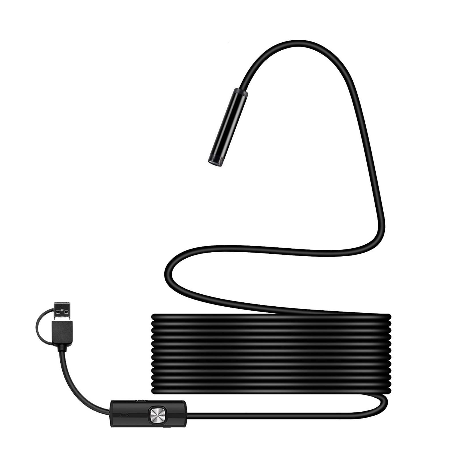 3 in 1 Endoscope Camera HD ABS Aluminium Alloy Industrial Endoscope for Android 6.1 for Pipe Car - Image 2