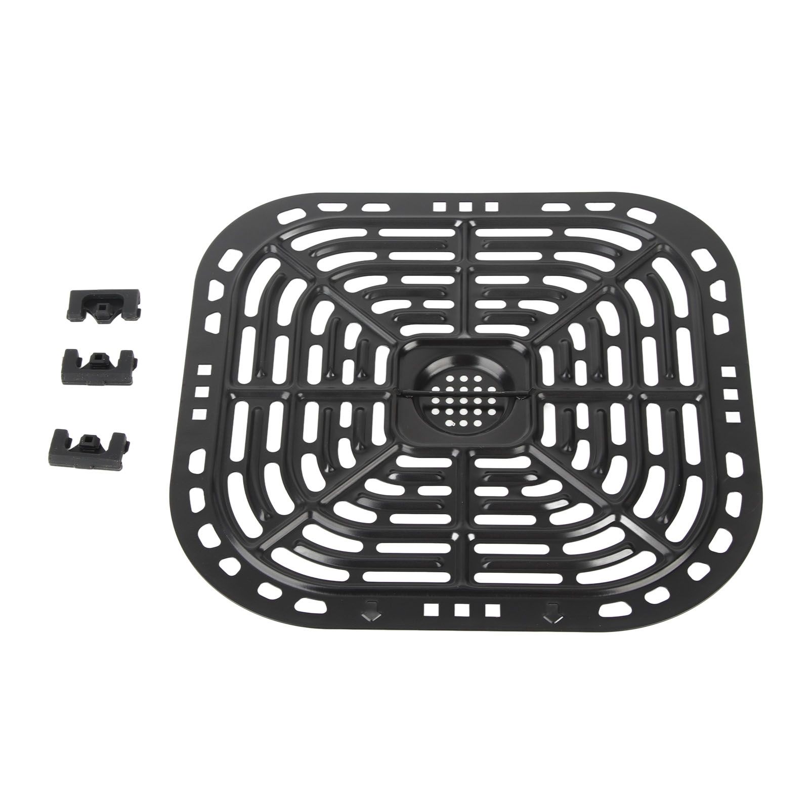 Square 24x23cm Fryer Replacement Grill Pan 304 Stainless Steel Fryer Replacement Crisper Plate - Image 1