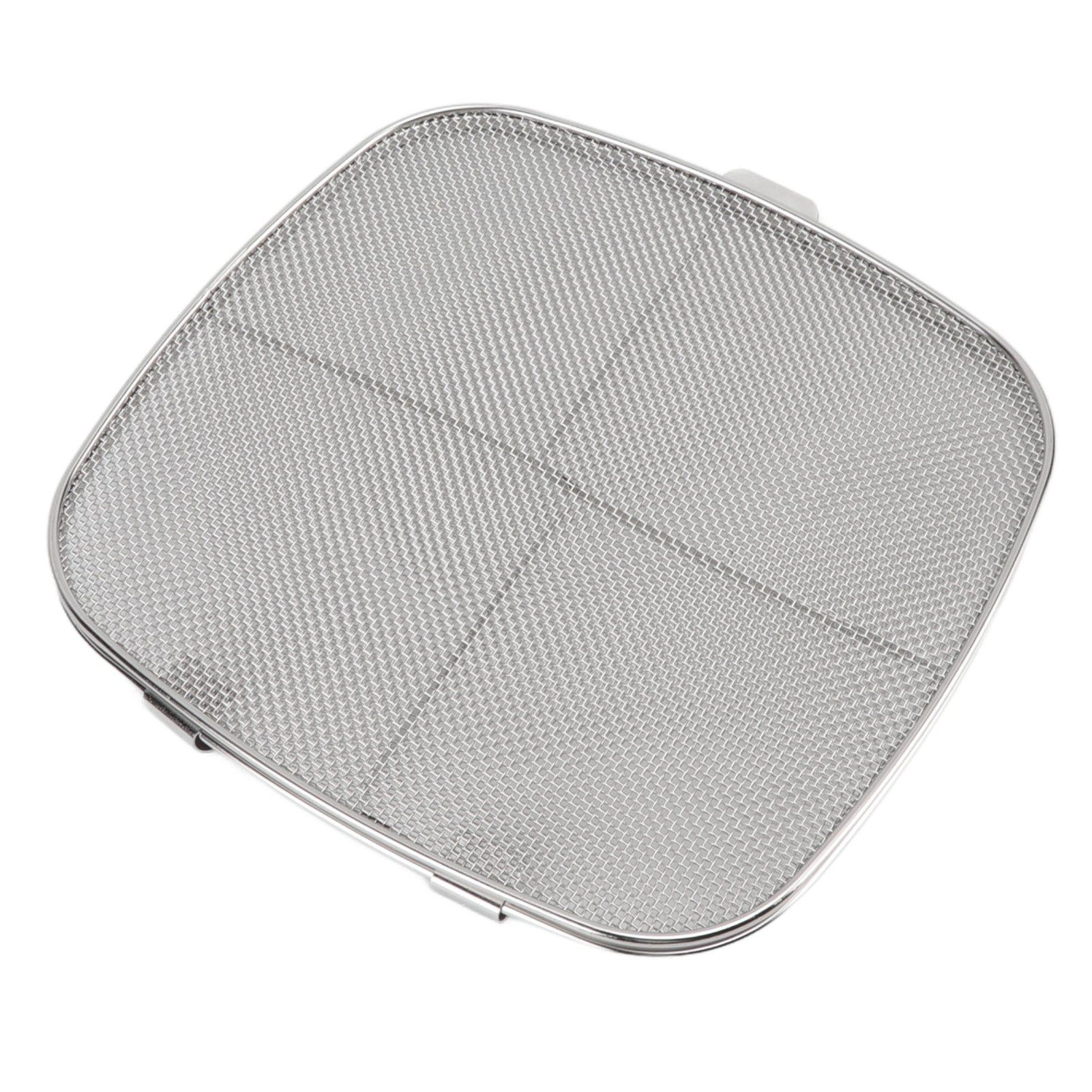 Fryer Splatter Screen 304 Stainless Steel Double Deck Fryer Splatter Shield for Oval Barbecue Machine Home - Image 2