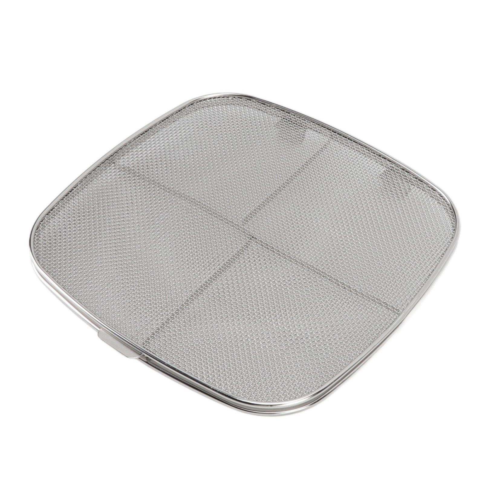 Fryer Splatter Screen 304 Stainless Steel Double Deck Fryer Splatter Shield for Oval Barbecue Machine Home - Image 6