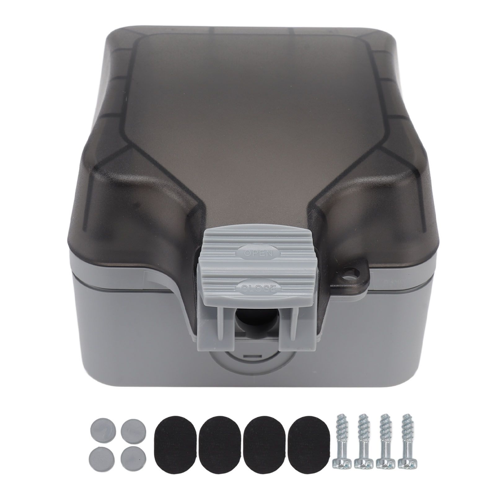 IP66 Outdoor Waterproof Switch Socket Box Surface Mounted Splashproof Dustproof Charging UK Socket 250V - Image 1