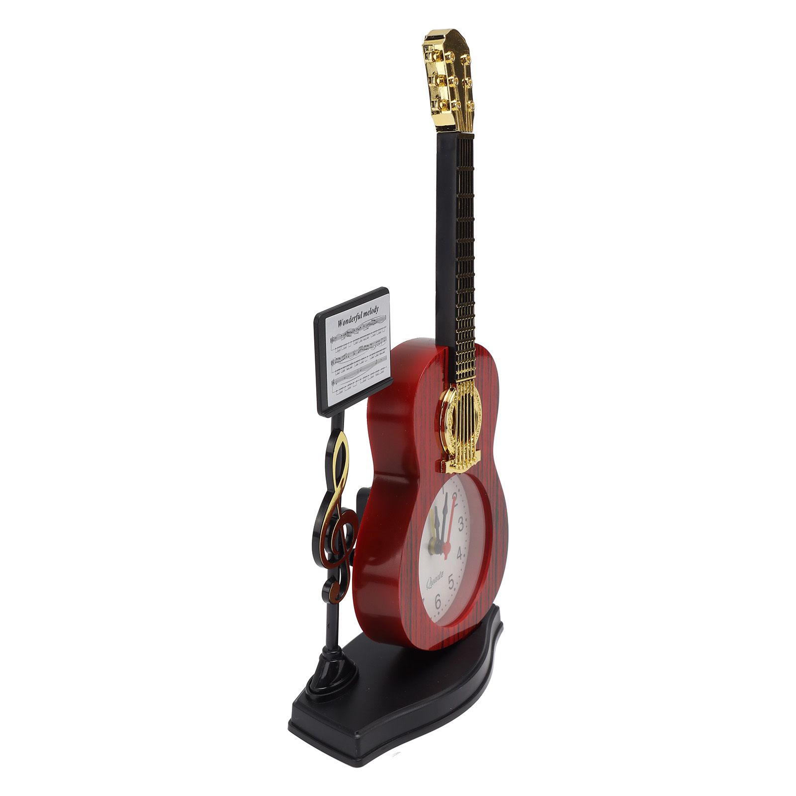 Violin Alarm Clock Unique Appearance Innovative Alarm Clock for Home Living Room Desktop Decoration Gifts 2166B(height 24.2CM) - Image 4