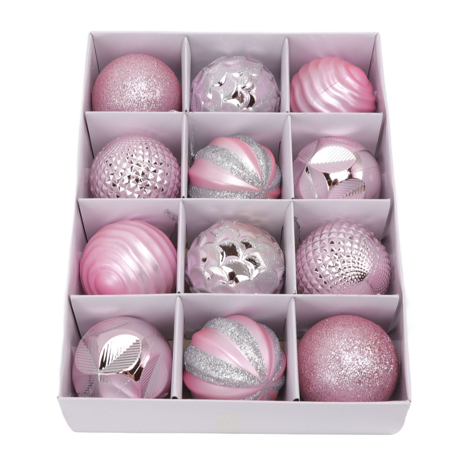 Christmas Tree Balls Ornaments Christmas Tree Decorations for Family Parties Garden Dinners Birthday Parties Pink - Image 6