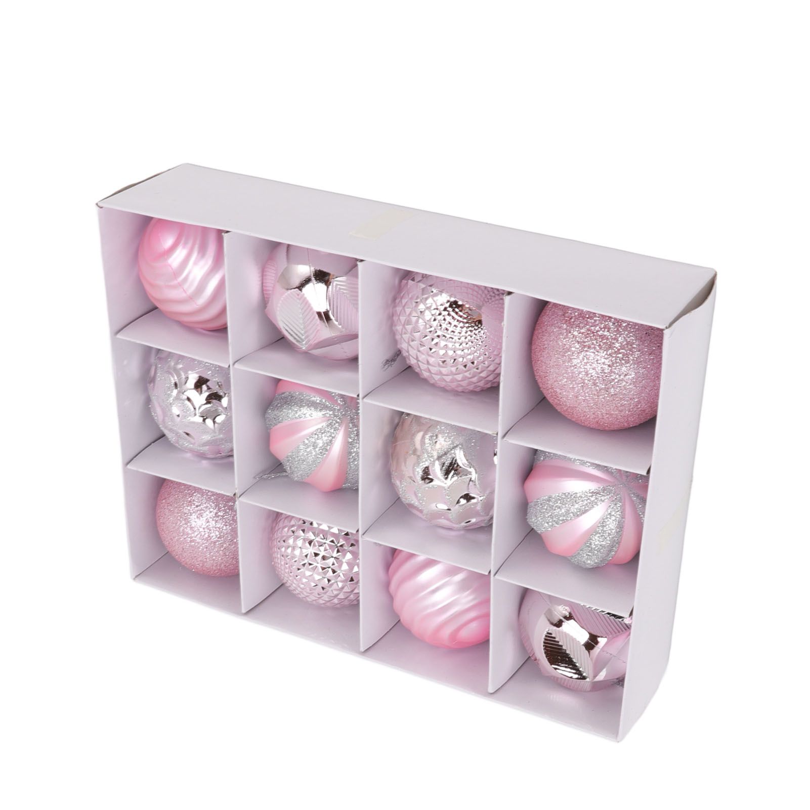 Christmas Tree Balls Ornaments Christmas Tree Decorations for Family Parties Garden Dinners Birthday Parties Pink - Image 7