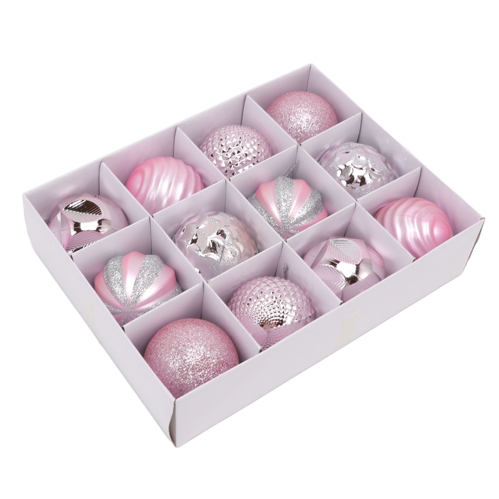 Christmas Tree Balls Ornaments Christmas Tree Decorations for Family Parties Garden Dinners Birthday Parties Pink - Image 8