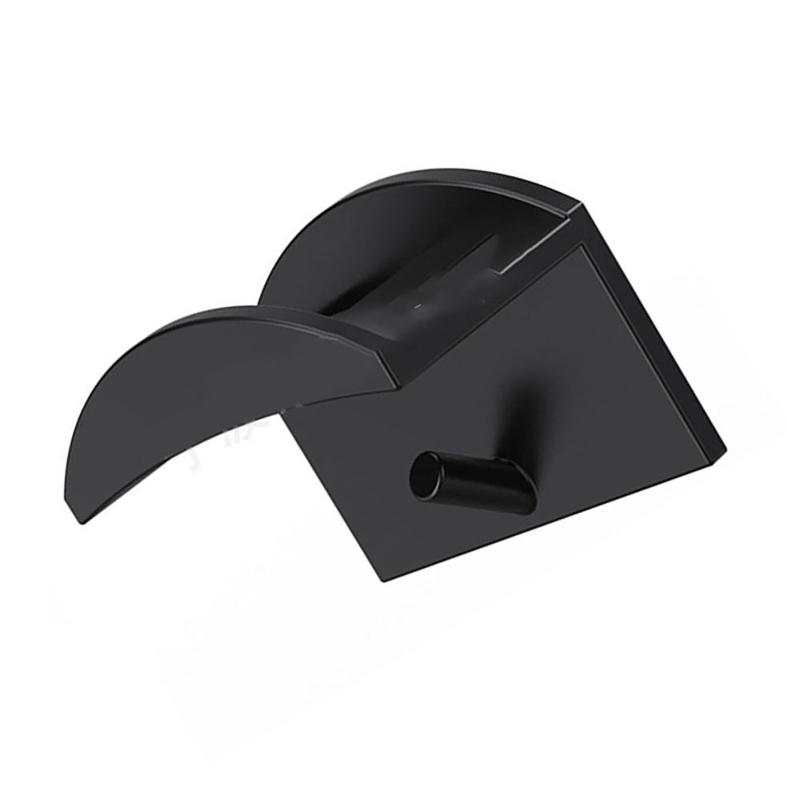 10PCS Adhesive Hat Hooks Modern Minimalist Strong Transparent Adhesive Hat Rack for Wall Black - Image 3